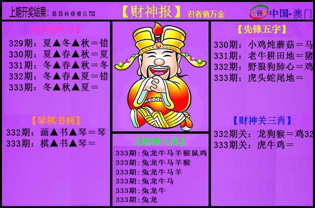 2024333期紫财神