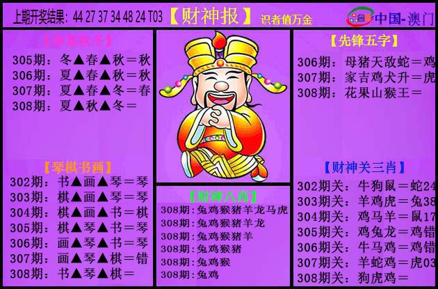 2024308期紫财神