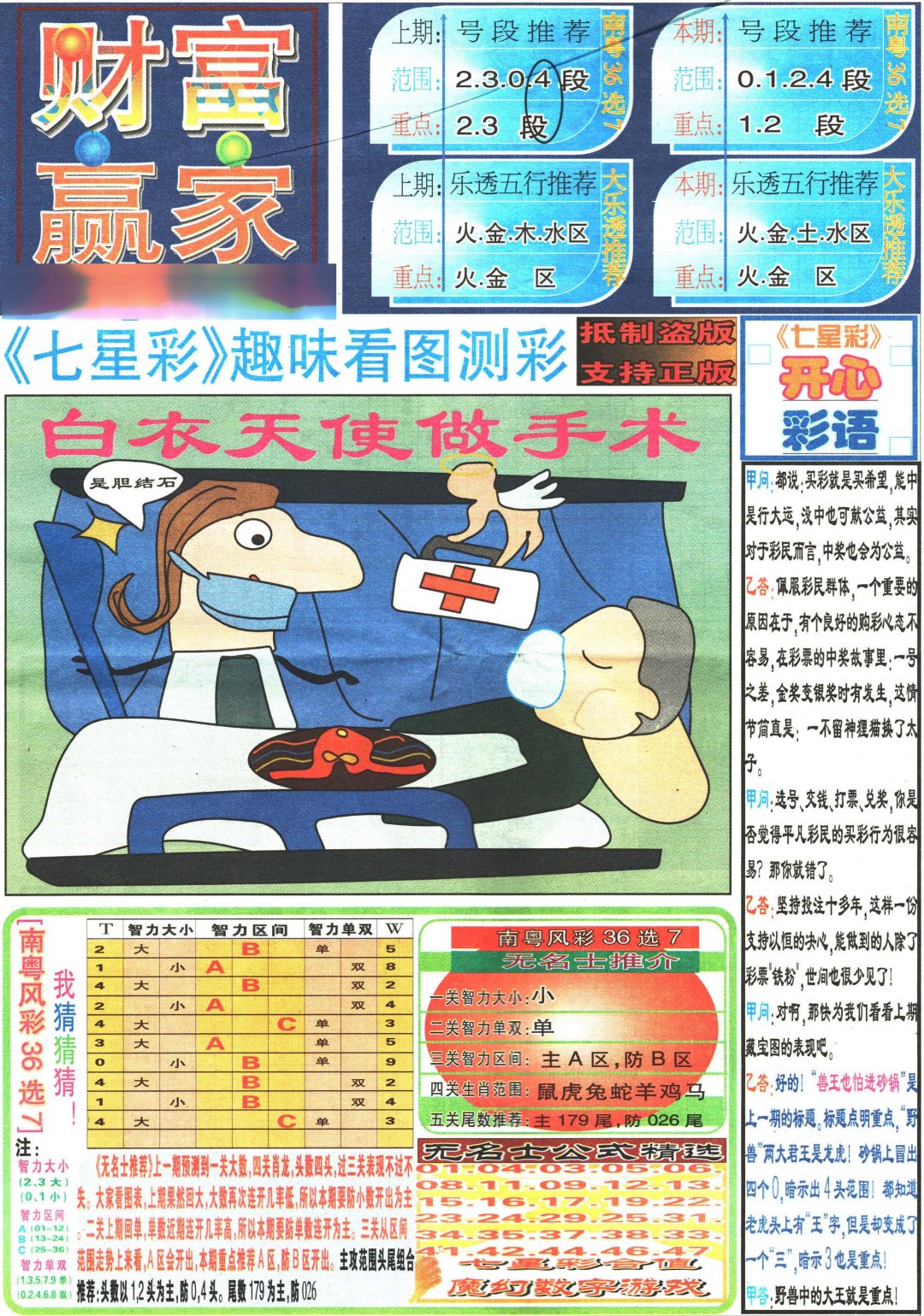 2024307期七星彩图(高清)
