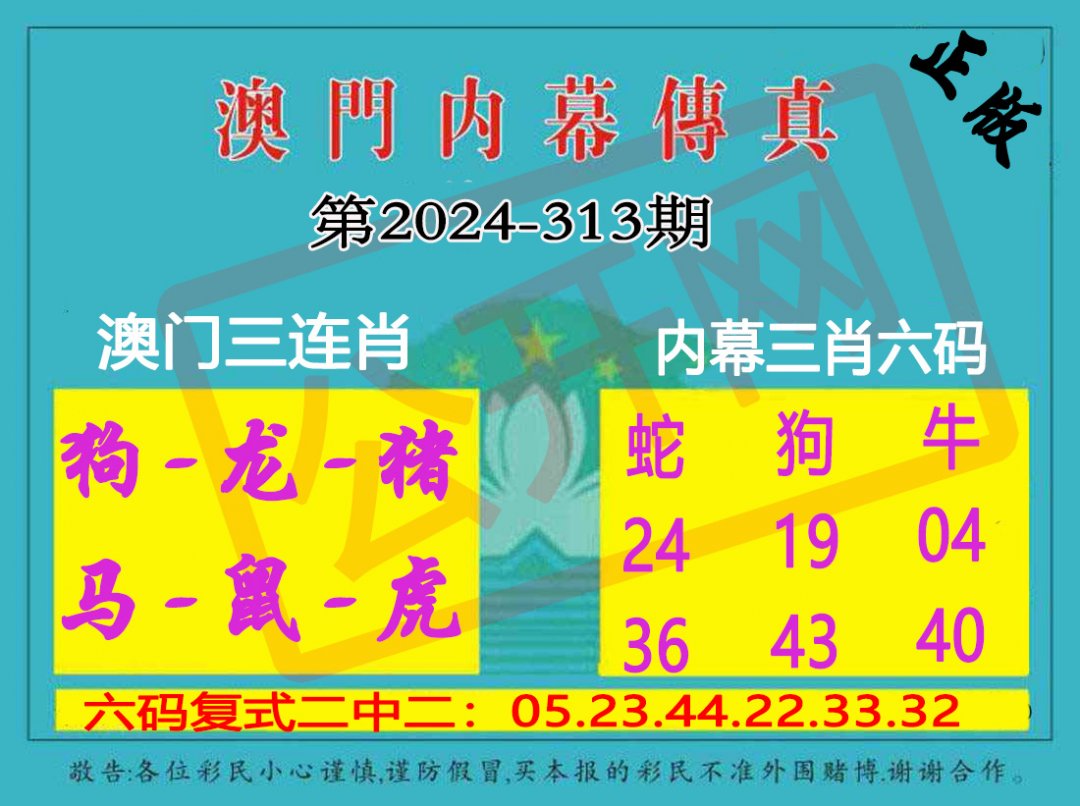 2024313期内幕传真三肖版