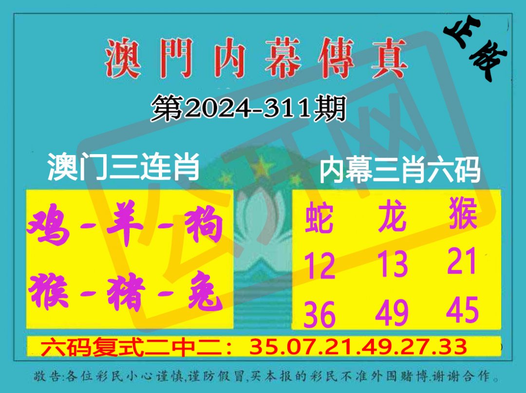 2024311期内幕传真三肖版