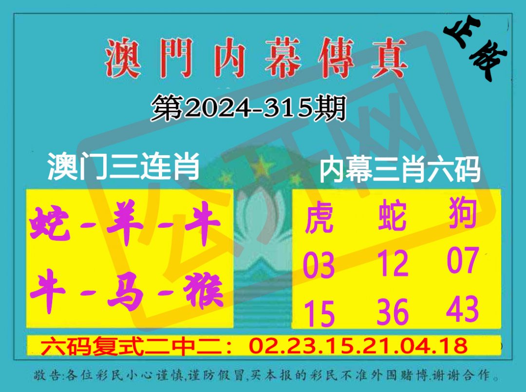 2024315期内幕传真三肖版