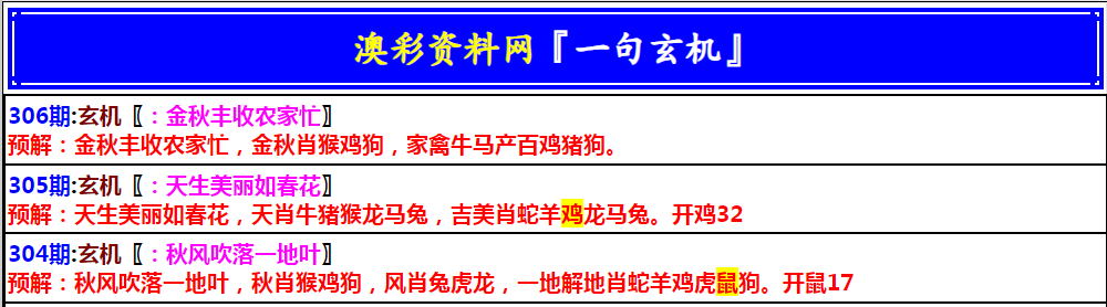 2024306期澳门一句玄机