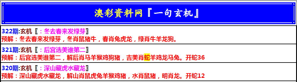 2024322期澳门一句玄机