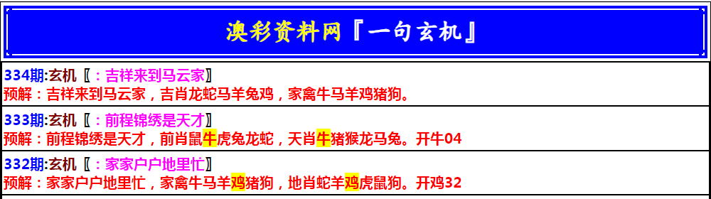 2024334期澳门一句玄机