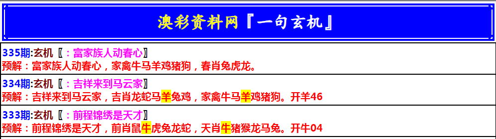 2024335期澳门一句玄机