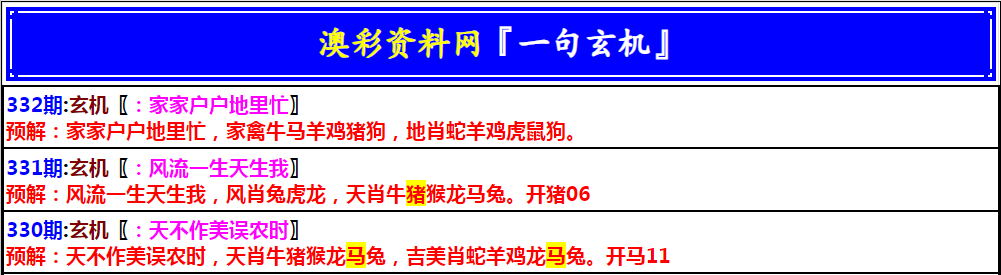 2024332期澳门一句玄机