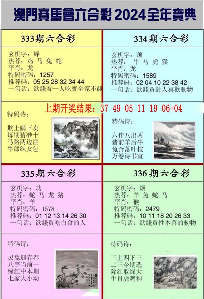 2024334期澳门挂牌宝典