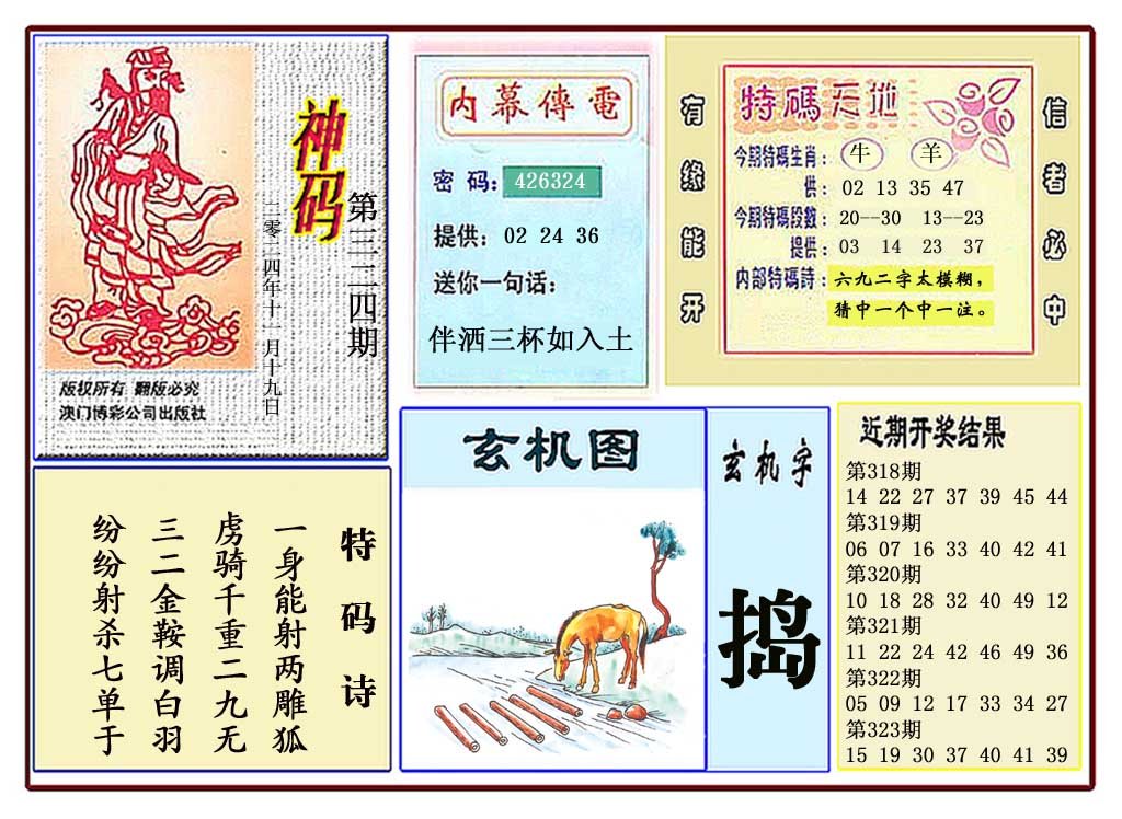 2024324期黄大仙神码