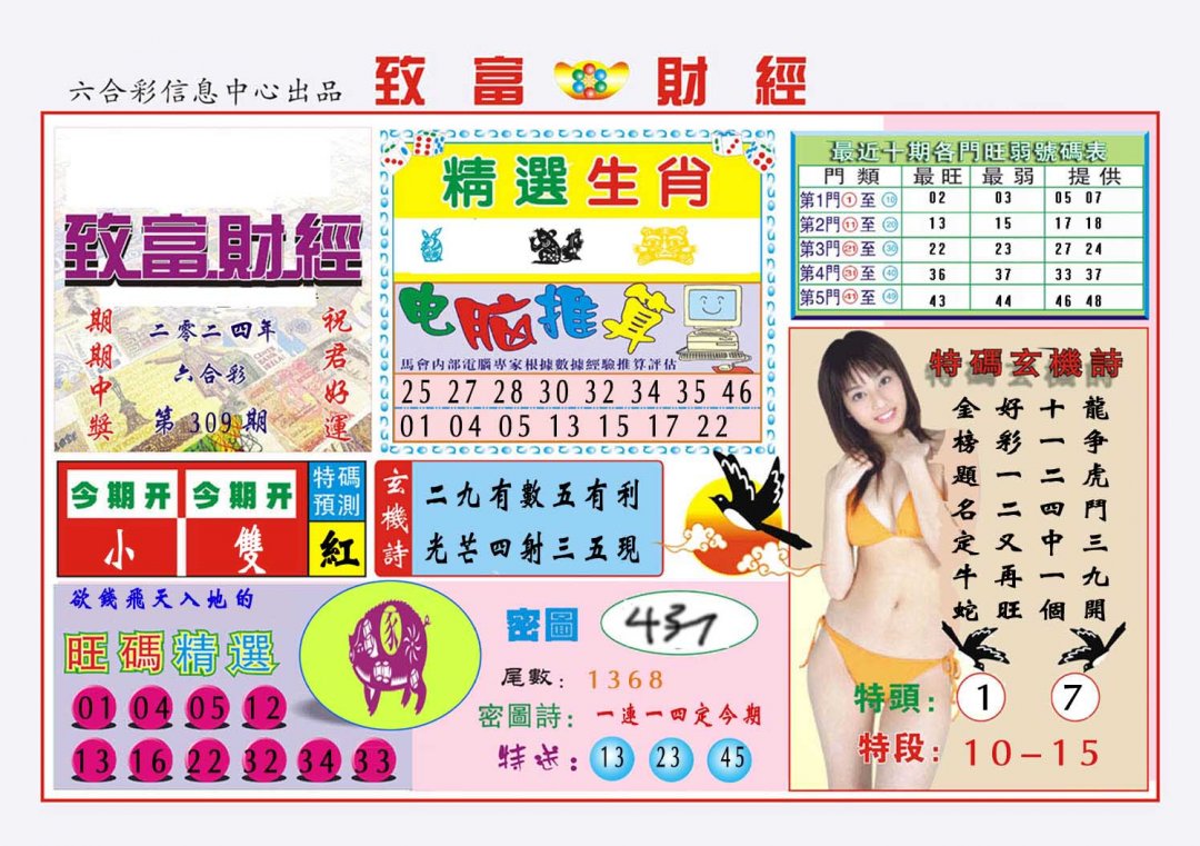 2024309期致富财经