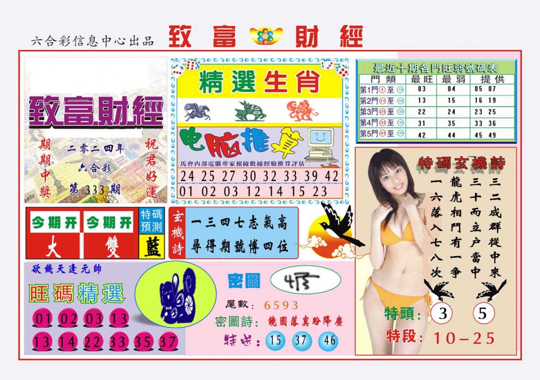 2024333期致富财经