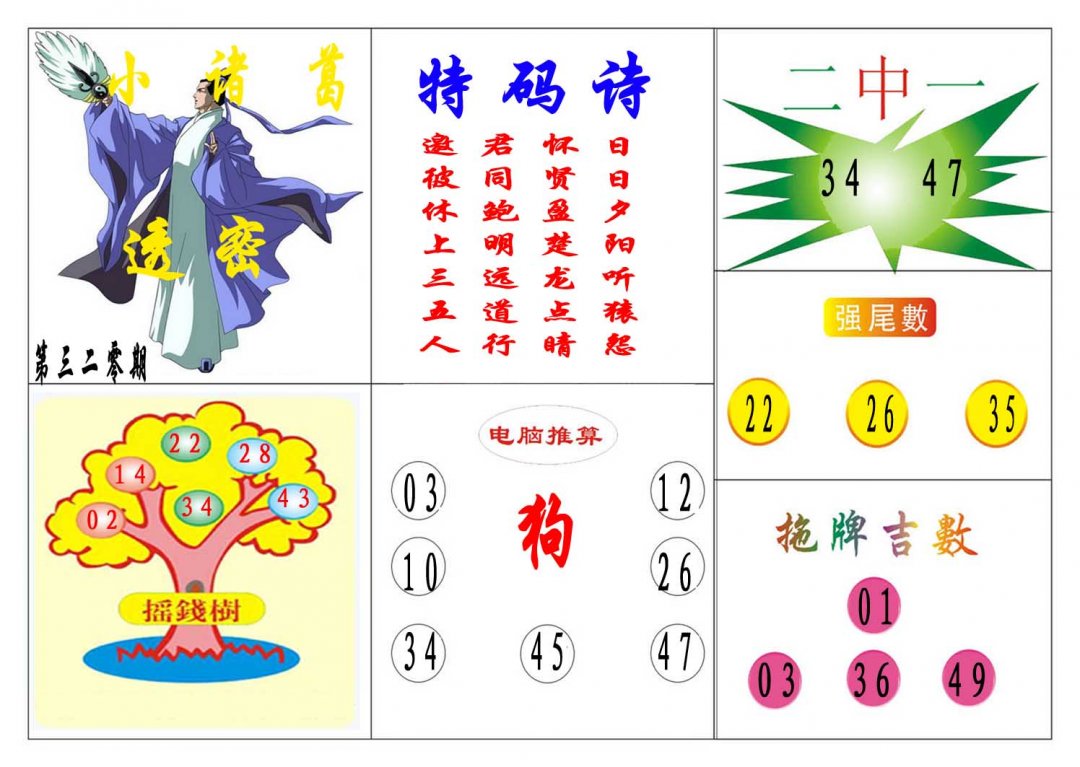 2024320期小诸葛