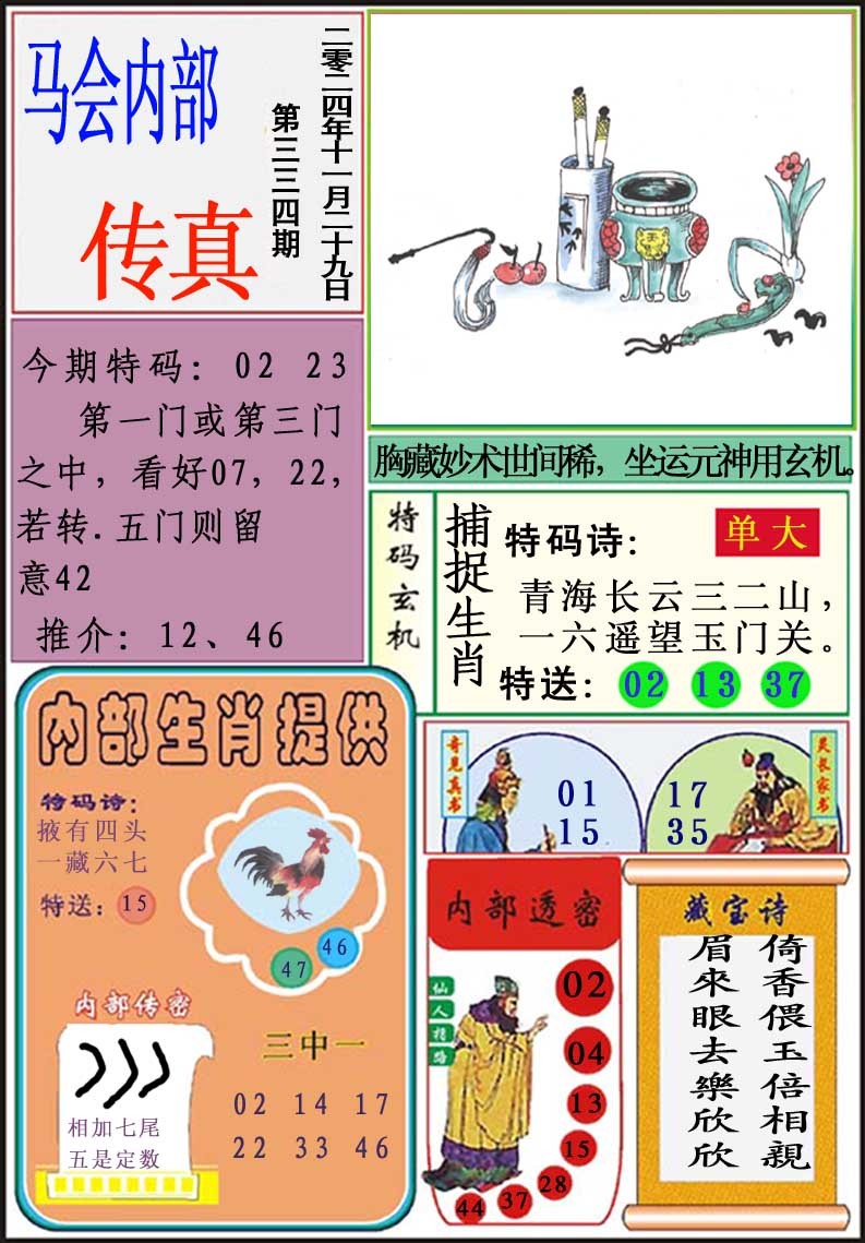 2024334期马会内部传真