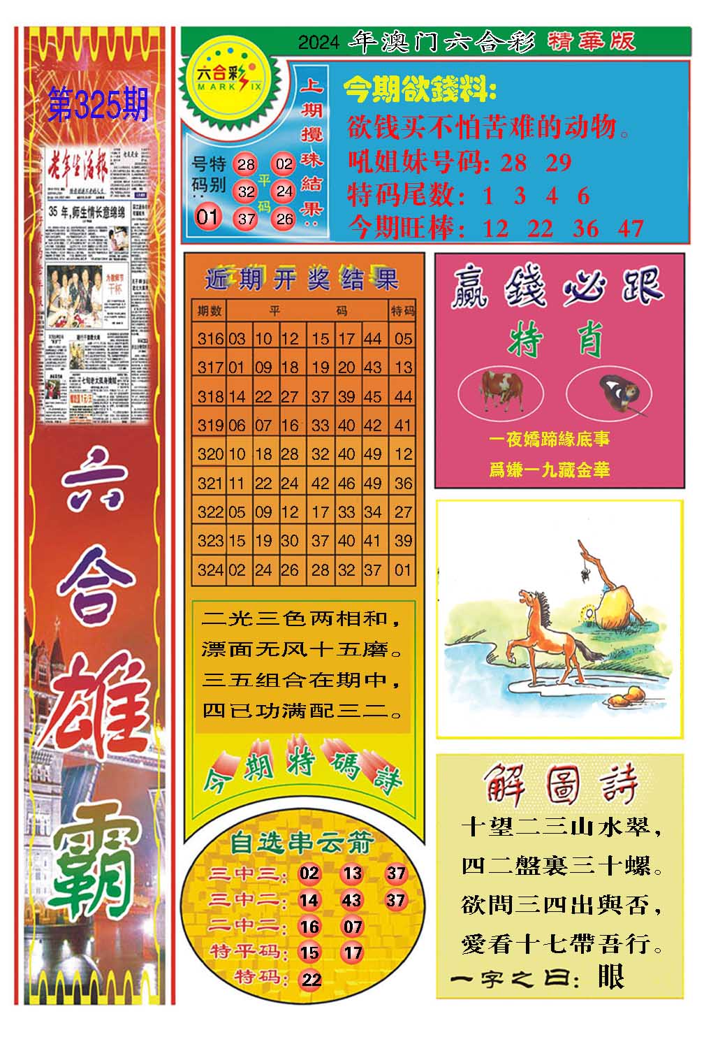 2024325期六合雄霸