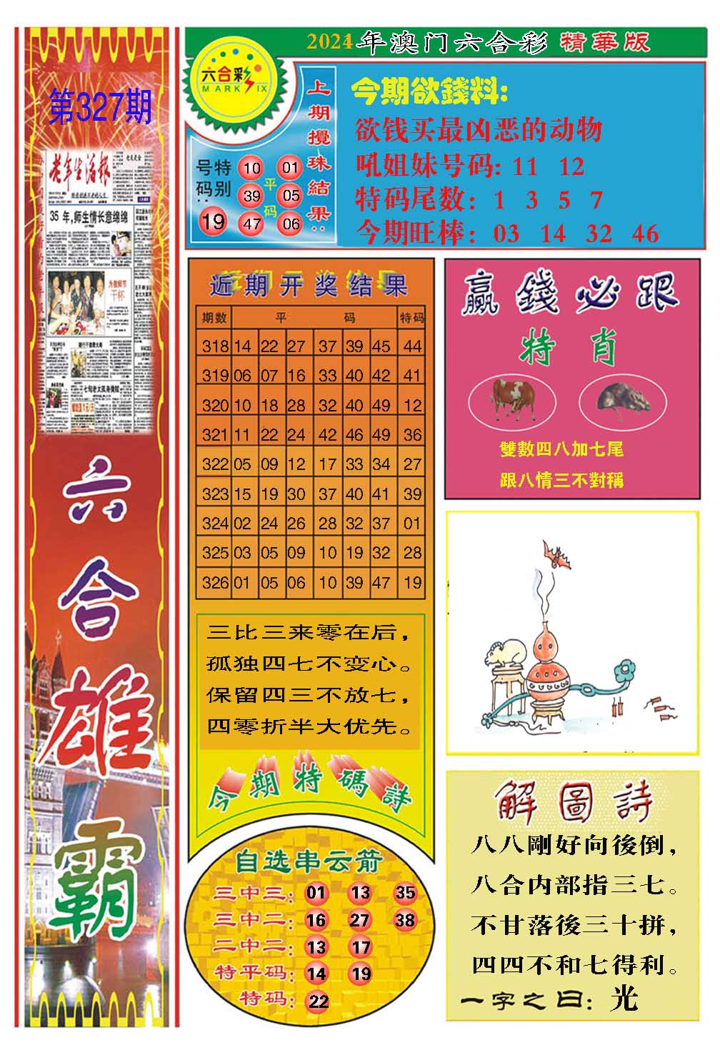2024327期六合雄霸
