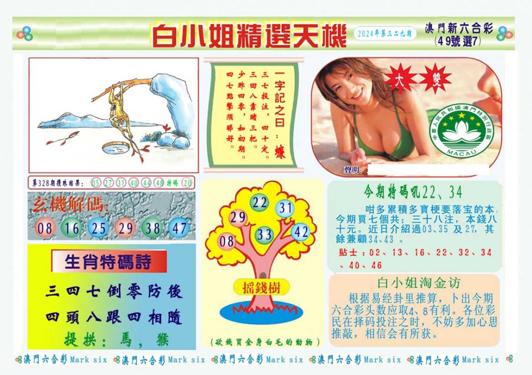 2024329期白小姐精选玄机A
