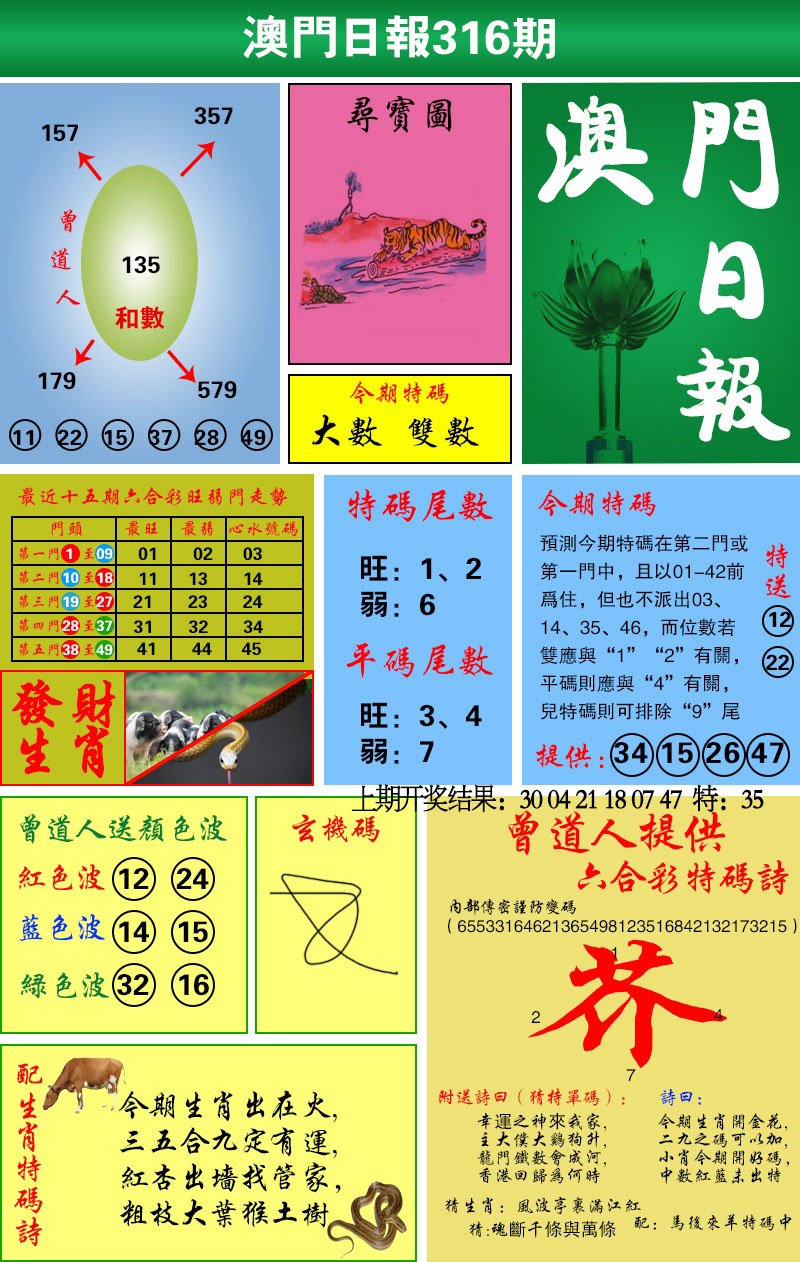 2024316期澳门日报