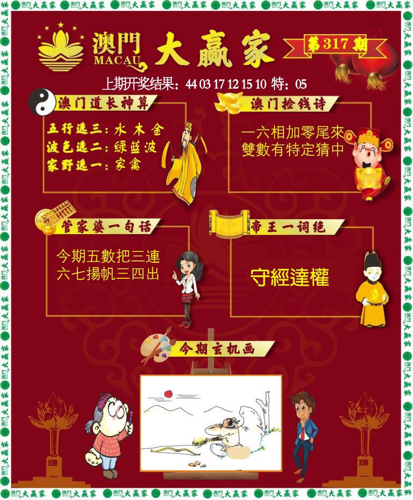 2024317期大赢家