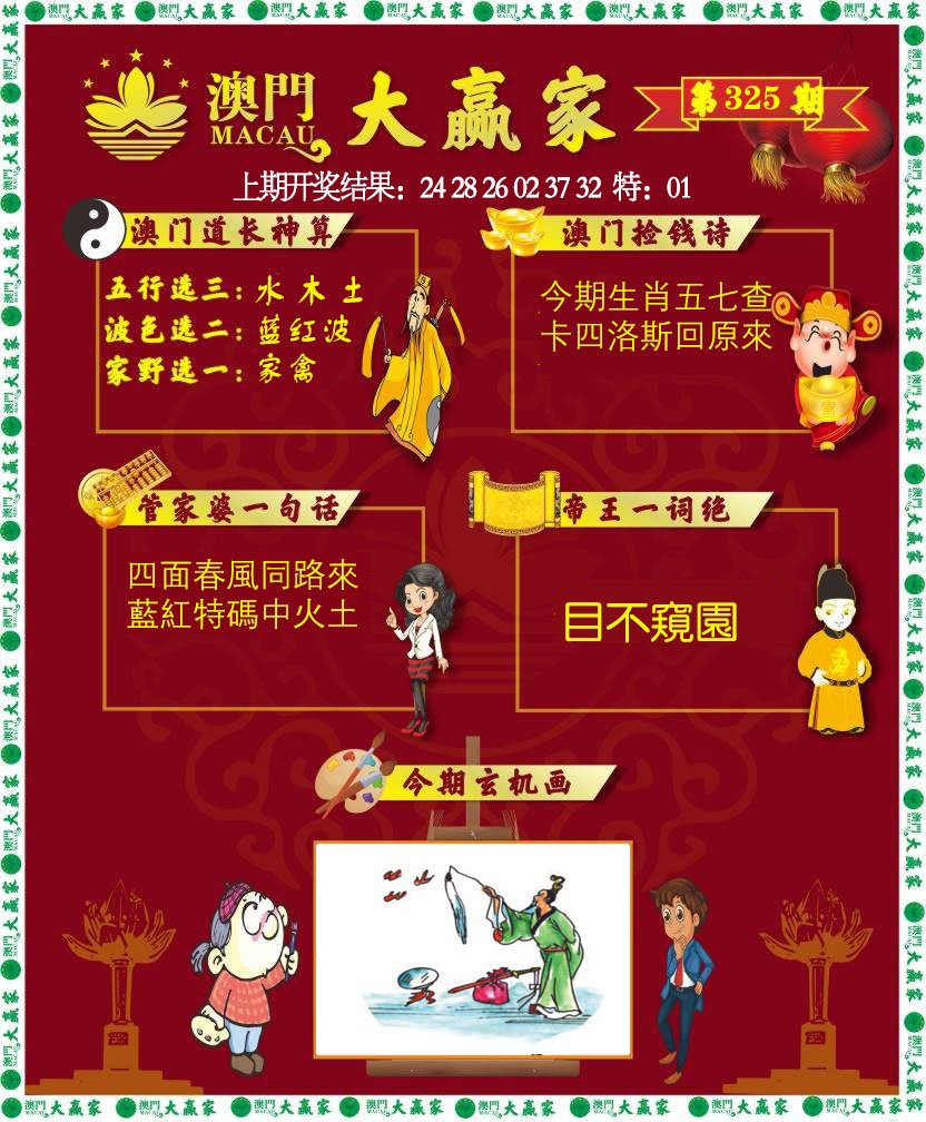 2024325期大赢家