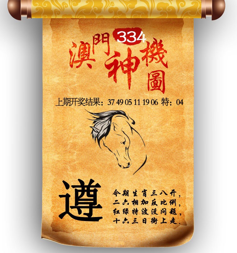 2024334期澳门神机图