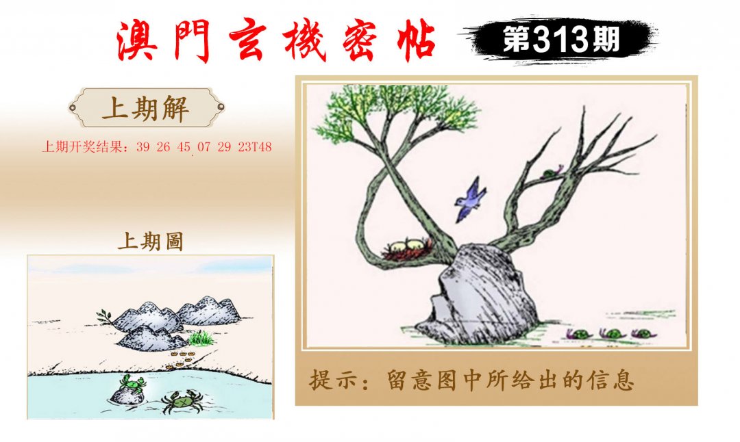2024313期玄机密帖