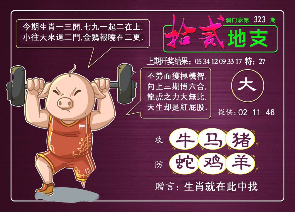 2024323期十二地支