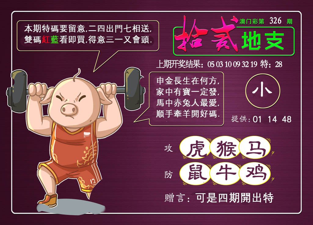 2024326期十二地支