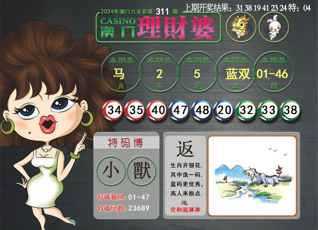 2024311期澳门理财婆