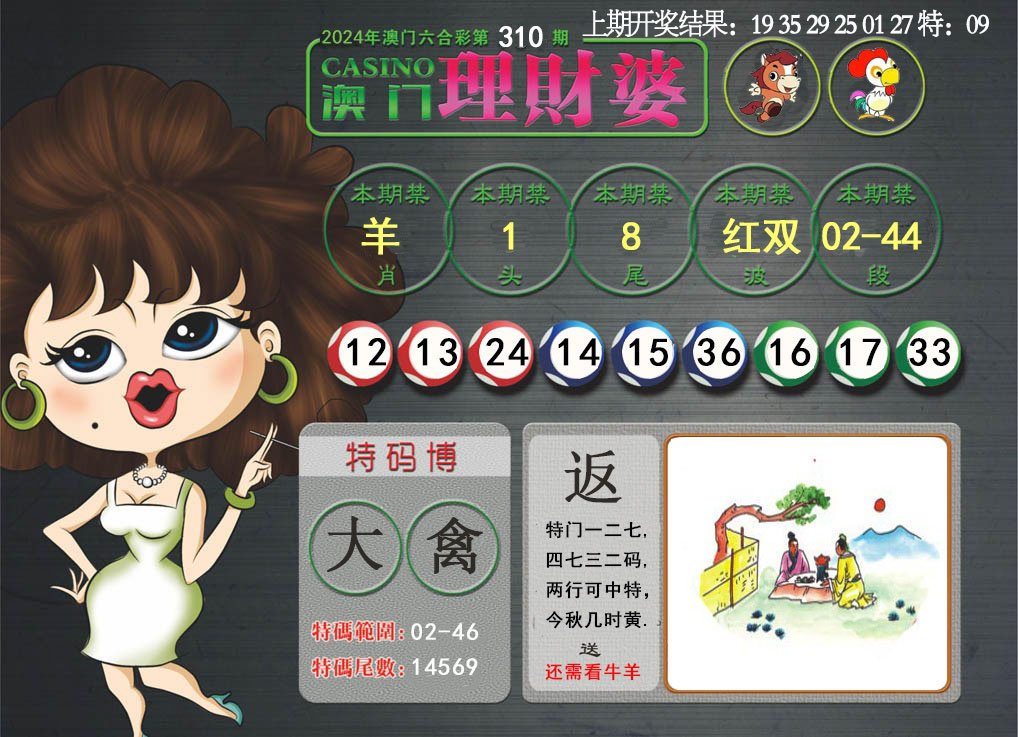 2024310期澳门理财婆