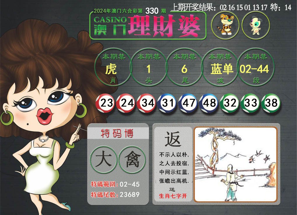 2024330期澳门理财婆