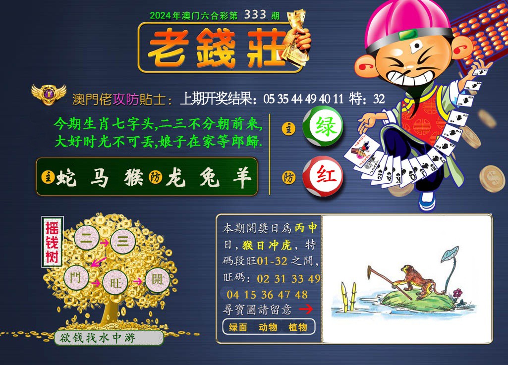 2024333期老钱莊