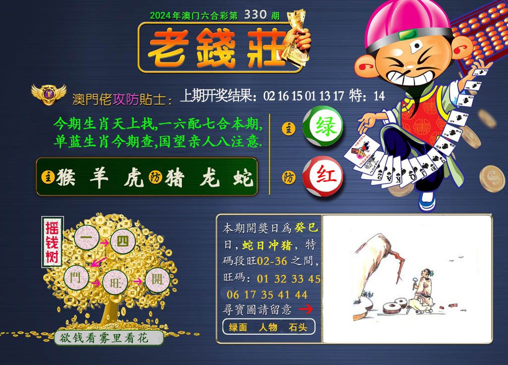 2024330期老钱莊