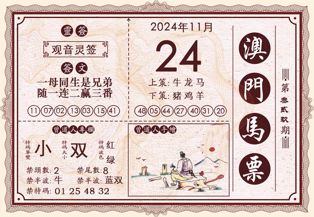 2024329期澳门马票