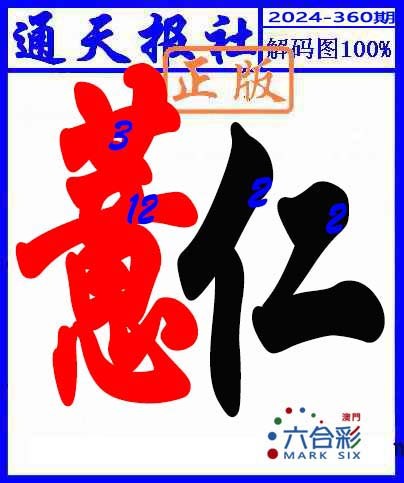 2024360期解码图
