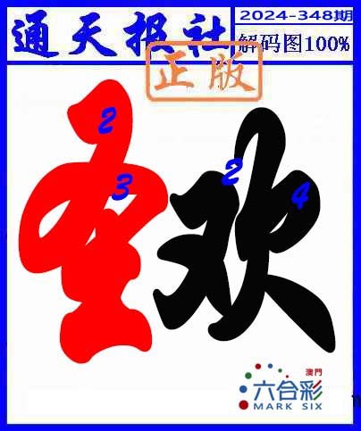 2024348期解码图