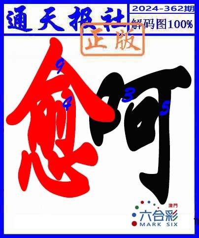 2024362期解码图