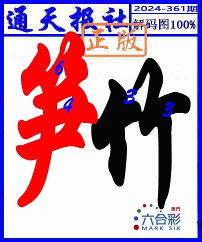 2024361期解码图