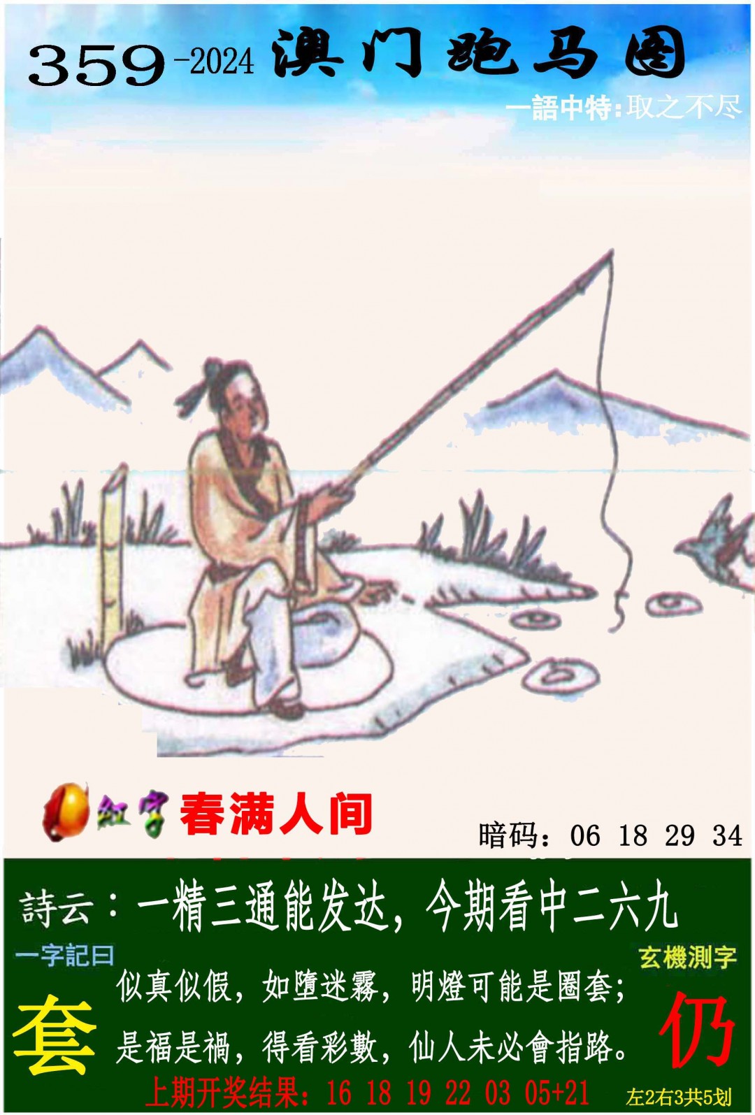 2024359期跑马图