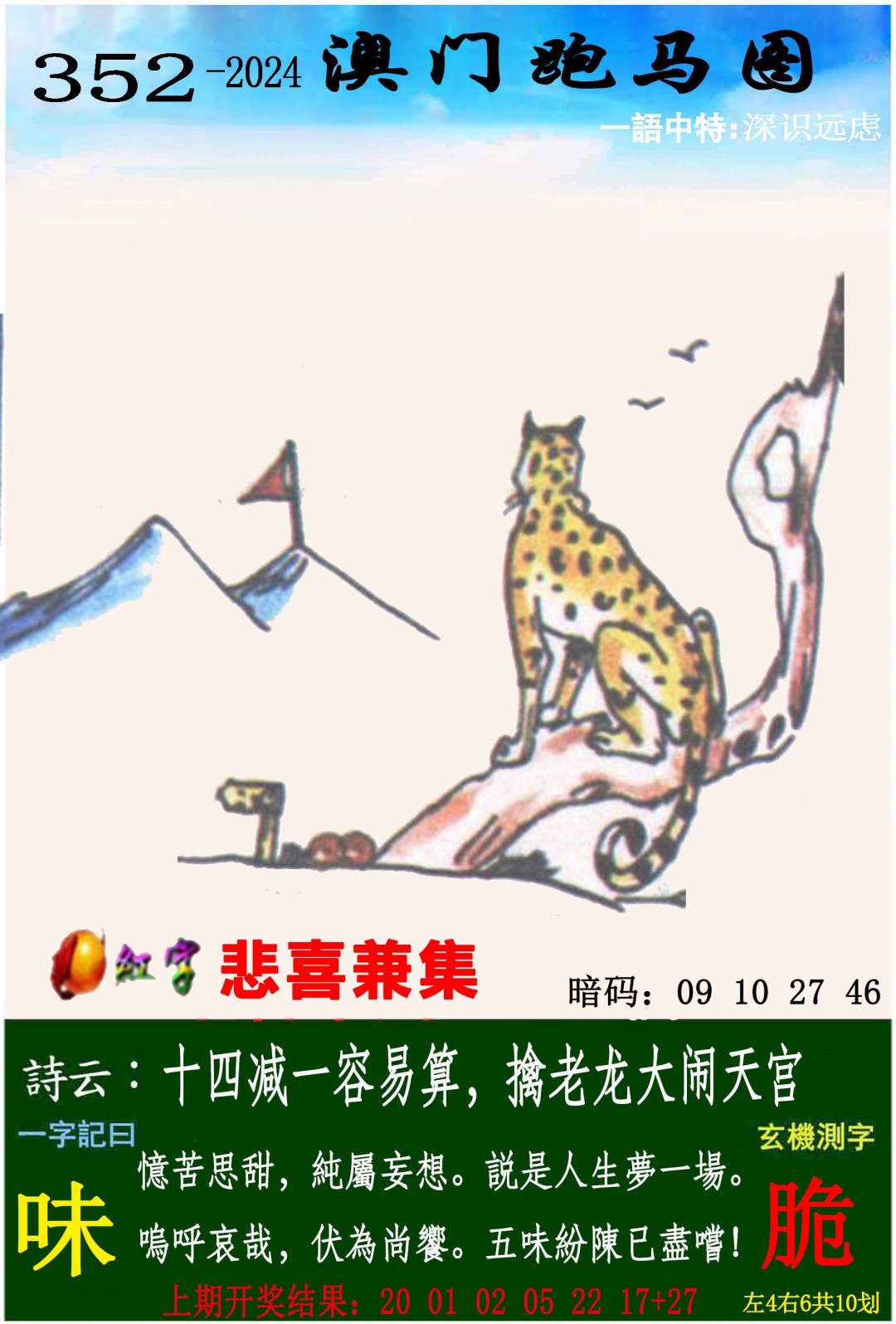 2024352期跑马图