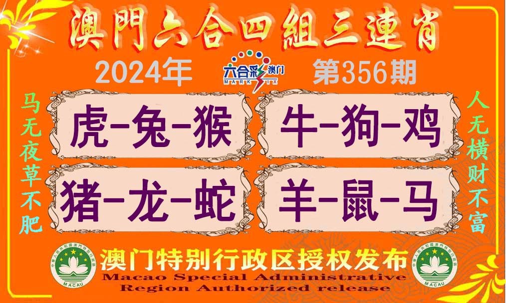2024356期六合四组三连肖