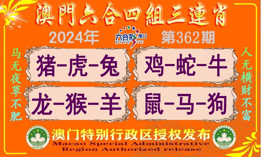 2024362期六合四组三连肖