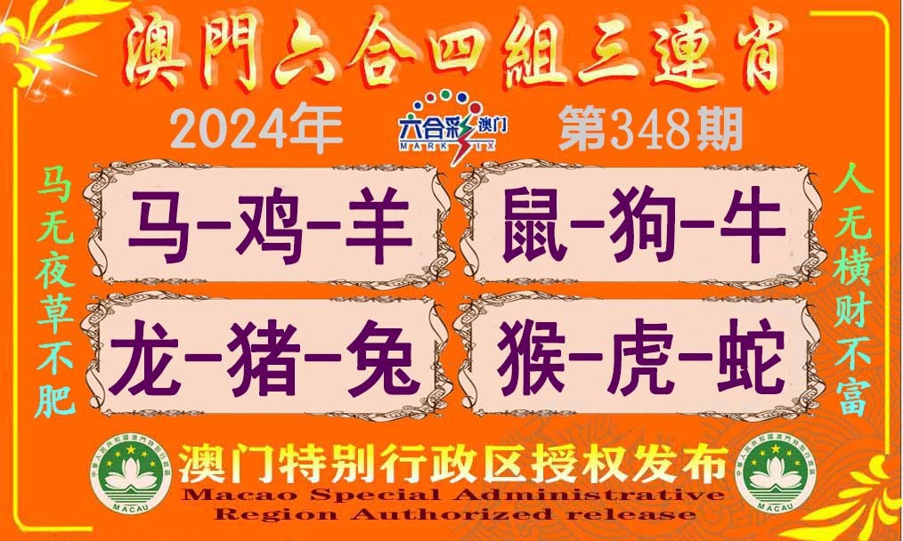 2024348期六合四组三连肖