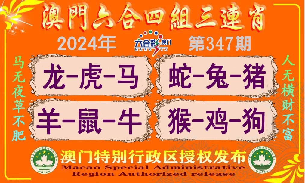 2024347期六合四组三连肖