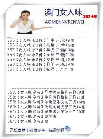 2024361期女人味