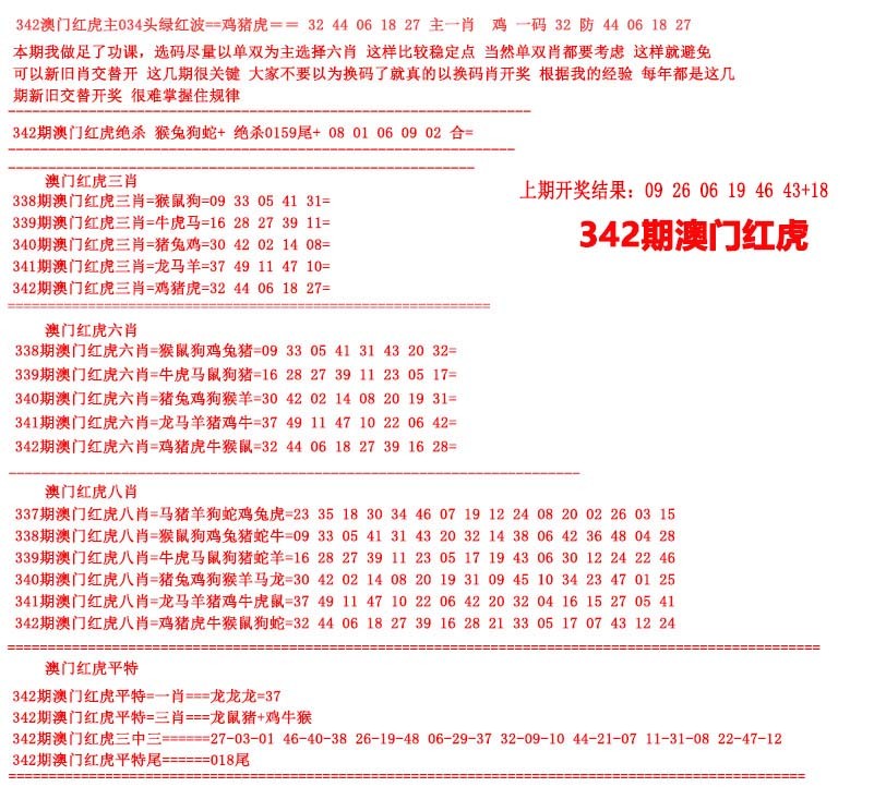 2024342期红虎图