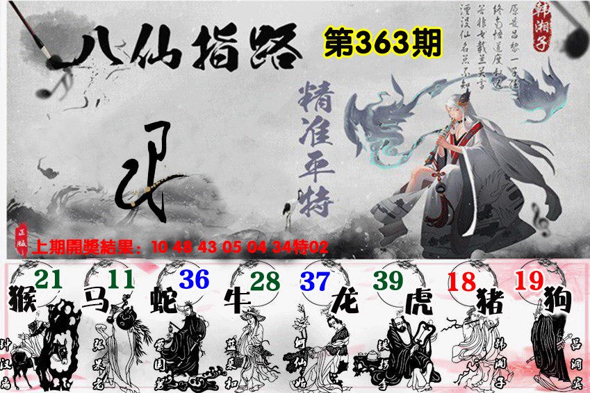 2024363期八仙指路