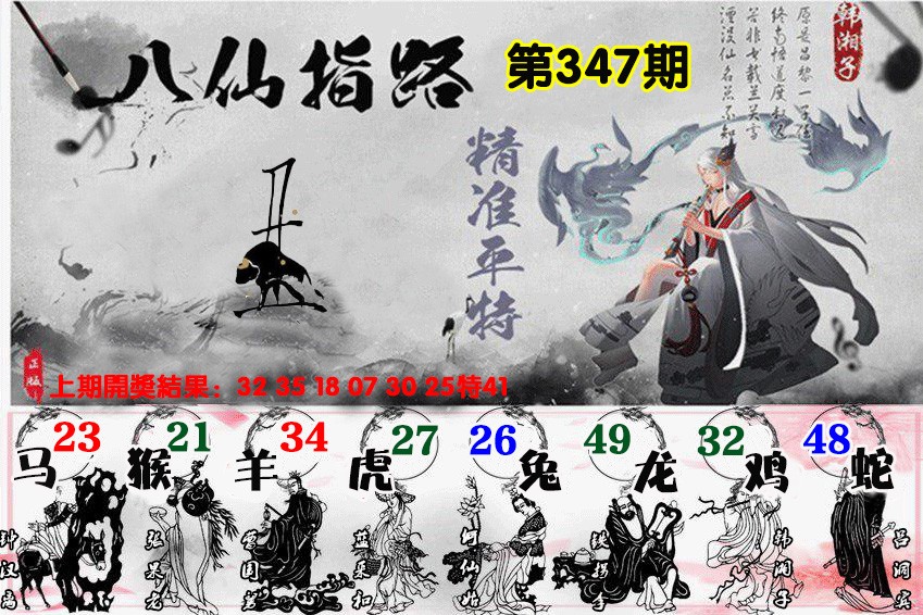 2024347期八仙指路