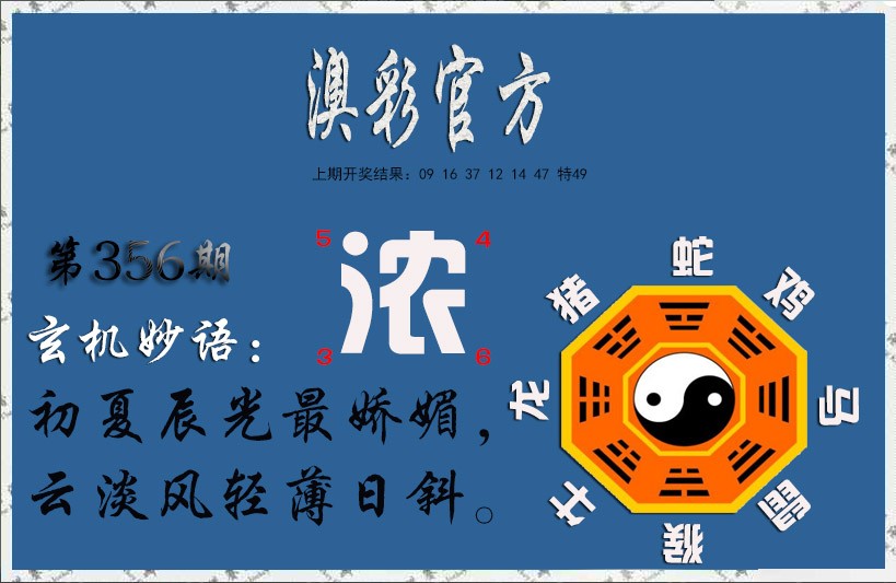 2024356期玄机妙语