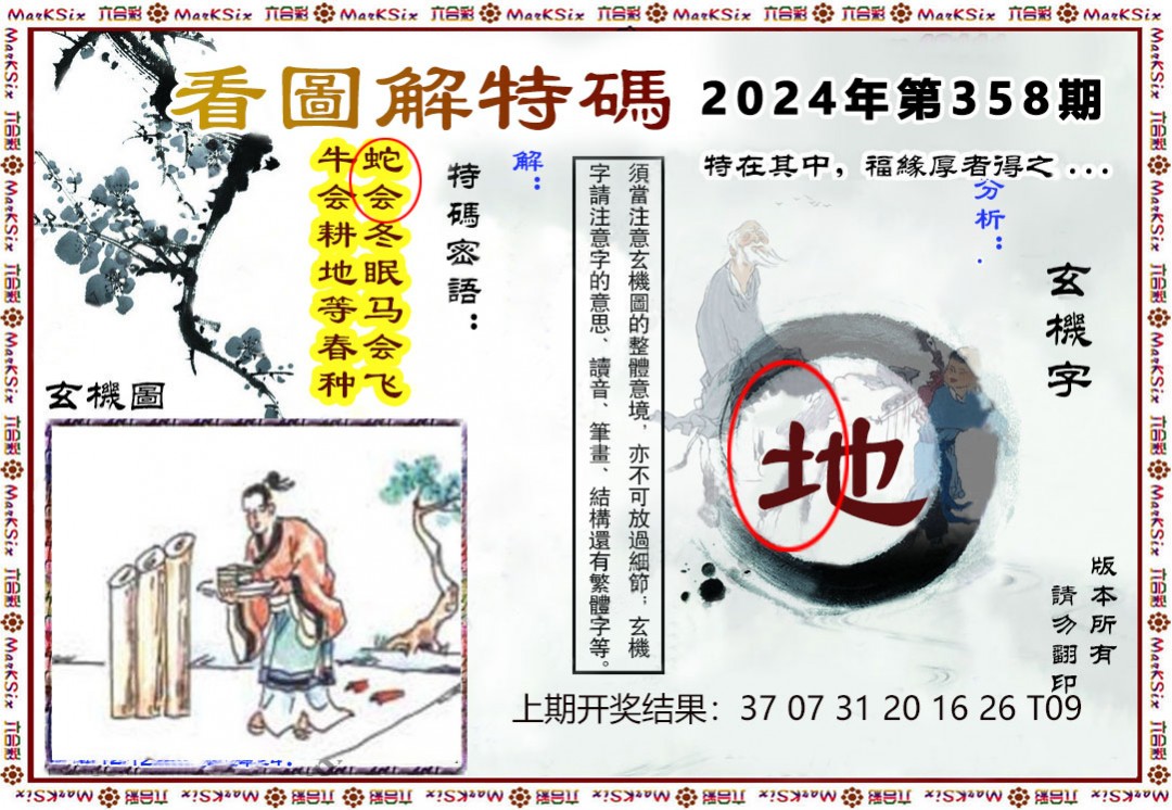 2024358期看图解特码