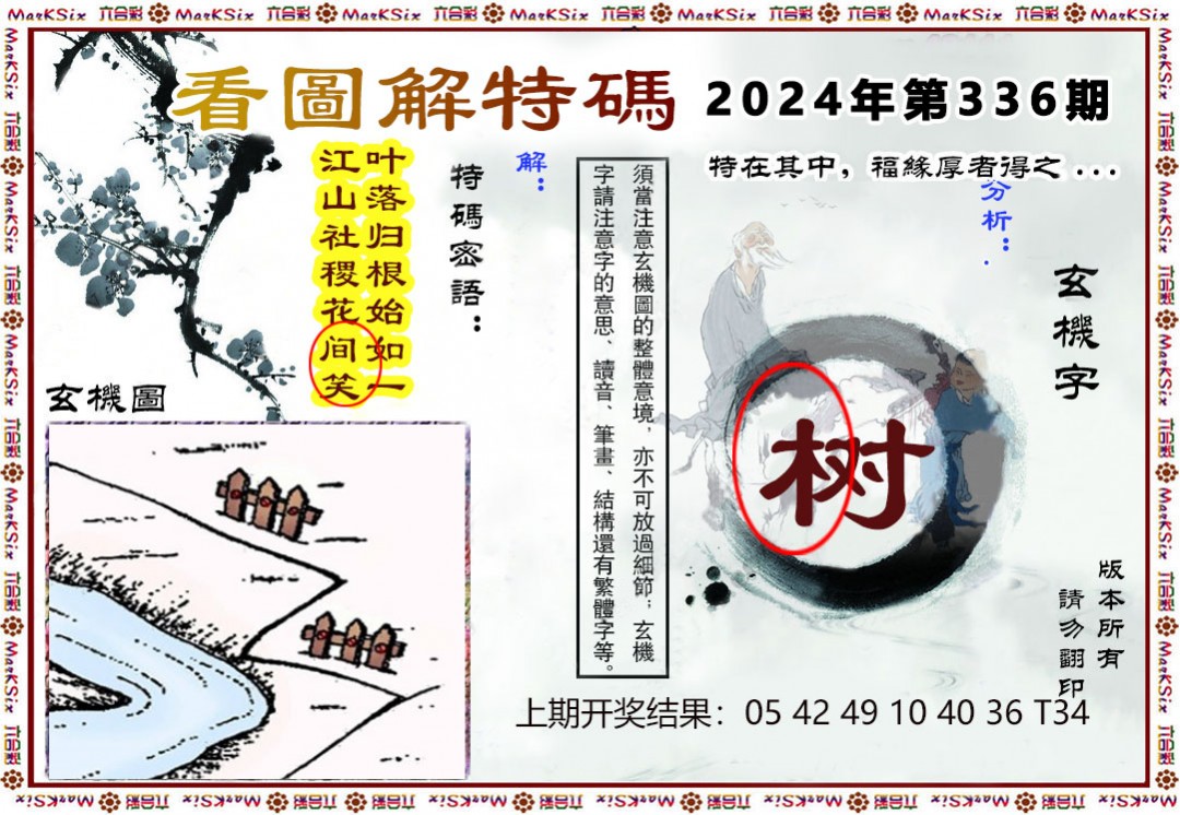2024336期看图解特码